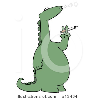 Royalty-Free (RF) Dinosaur Clipart Illustration by djart - Stock Sample #13464