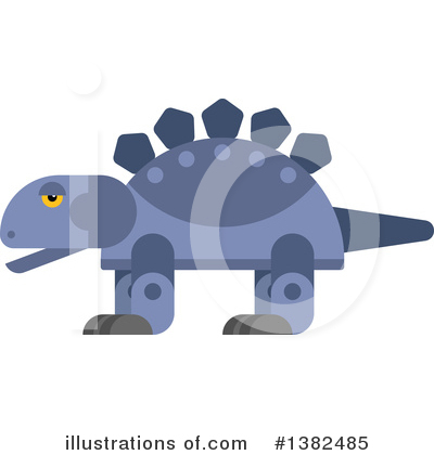 Stegosaurus Clipart #1382485 by Vector Tradition SM