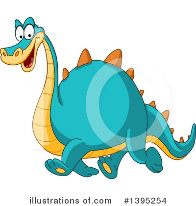 Royalty-Free (RF) Dinosaur Clipart Illustration by yayayoyo - Stock Sample #1395254