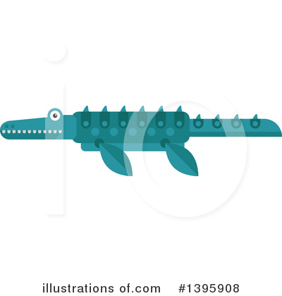 Royalty-Free (RF) Dinosaur Clipart Illustration by Vector Tradition SM - Stock Sample #1395908