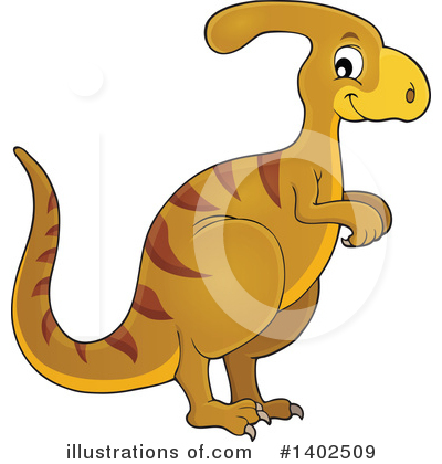 Royalty-Free (RF) Dinosaur Clipart Illustration by visekart - Stock Sample #1402509