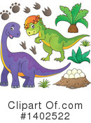 Dinosaur Clipart #1402522 by visekart