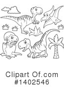 Dinosaur Clipart #1402546 by visekart