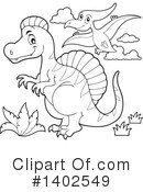 Dinosaur Clipart #1402549 by visekart