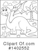 Dinosaur Clipart #1402552 by visekart