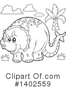 Dinosaur Clipart #1402559 by visekart