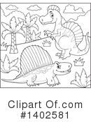 Dinosaur Clipart #1402581 by visekart