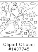 Dinosaur Clipart #1407745 by visekart