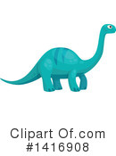 Dinosaur Clipart #1416908 by Vector Tradition SM