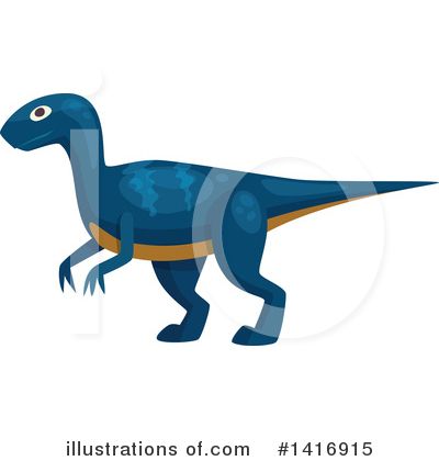 Royalty-Free (RF) Dinosaur Clipart Illustration by Vector Tradition SM - Stock Sample #1416915