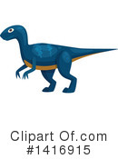 Dinosaur Clipart #1416915 by Vector Tradition SM