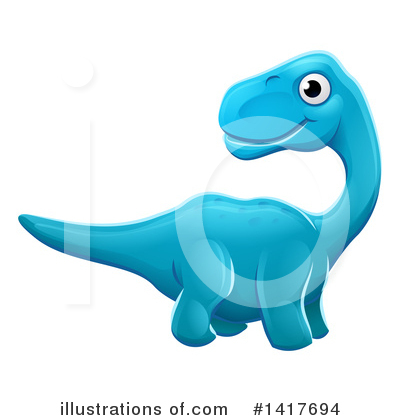 Dinosaurs Clipart #1417694 by AtStockIllustration