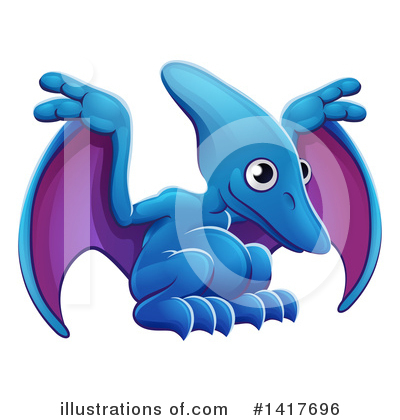Royalty-Free (RF) Dinosaur Clipart Illustration by AtStockIllustration - Stock Sample #1417696