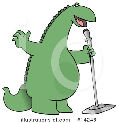 Royalty-Free (RF) Dinosaur Clipart Illustration by djart - Stock Sample #14248