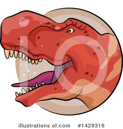 Tyrannosaurus Rex Clipart #1429316 by BNP Design Studio