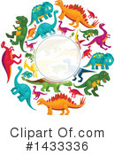 Dinosaur Clipart #1433336 by Vector Tradition SM