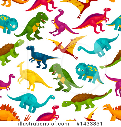 Royalty-Free (RF) Dinosaur Clipart Illustration by Vector Tradition SM - Stock Sample #1433351