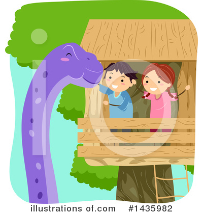 Royalty-Free (RF) Dinosaur Clipart Illustration by BNP Design Studio - Stock Sample #1435982