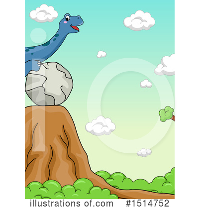 Royalty-Free (RF) Dinosaur Clipart Illustration by BNP Design Studio - Stock Sample #1514752