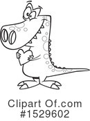 Dinosaur Clipart #1529602 by toonaday