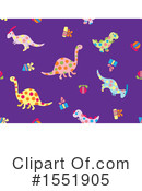 Dinosaur Clipart #1551905 by Cherie Reve