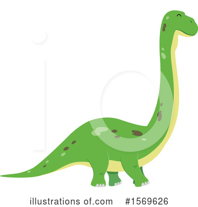 Brontosaurus Clipart #1569626 by BNP Design Studio