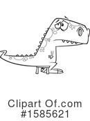 Dinosaur Clipart #1585621 by toonaday