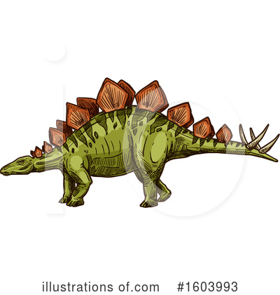 Royalty-Free (RF) Dinosaur Clipart Illustration by Vector Tradition SM - Stock Sample #1603993