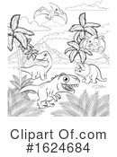 Dinosaur Clipart #1624684 by AtStockIllustration