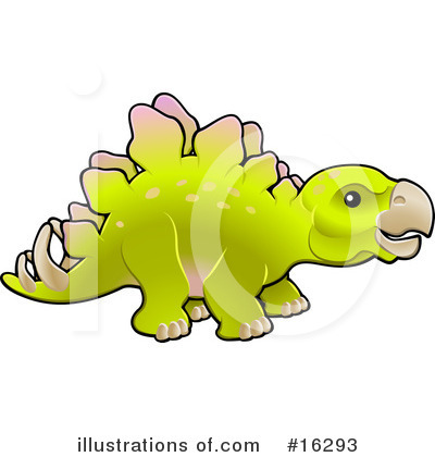 Stegosaur Clipart #16293 by AtStockIllustration