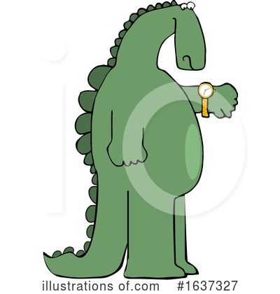 Royalty-Free (RF) Dinosaur Clipart Illustration by djart - Stock Sample #1637327