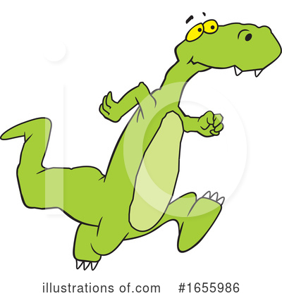 Royalty-Free (RF) Dinosaur Clipart Illustration by Johnny Sajem - Stock Sample #1655986
