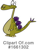 Dinosaur Clipart #1661302 by toonaday