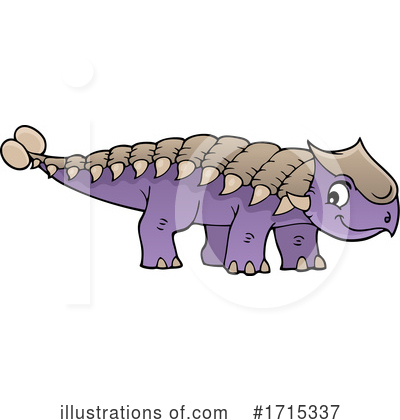 Royalty-Free (RF) Dinosaur Clipart Illustration by visekart - Stock Sample #1715337