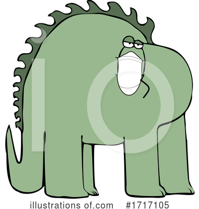 Royalty-Free (RF) Dinosaur Clipart Illustration by djart - Stock Sample #1717105