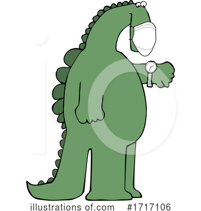 Royalty-Free (RF) Dinosaur Clipart Illustration by djart - Stock Sample #1717106