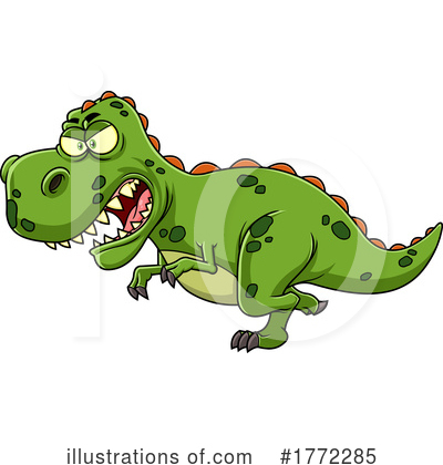 T Rex Clipart #1772285 by Hit Toon