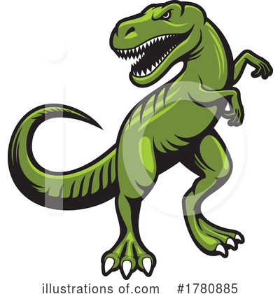 T Rex Clipart #1780885 by Vector Tradition SM
