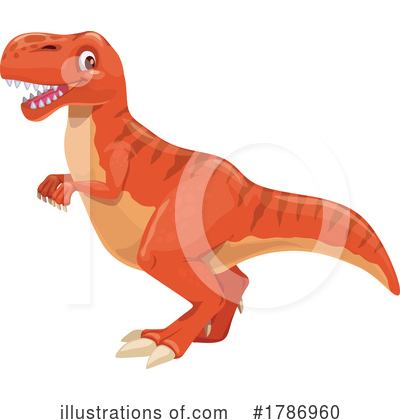 T Rex Clipart #1786960 by Vector Tradition SM