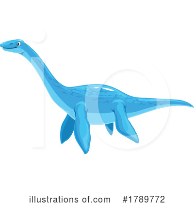 Plesiosaur Clipart #1789772 by Vector Tradition SM