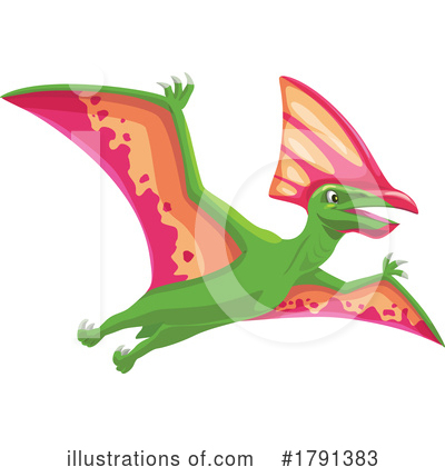 Pterosaur Clipart #1791383 by Vector Tradition SM