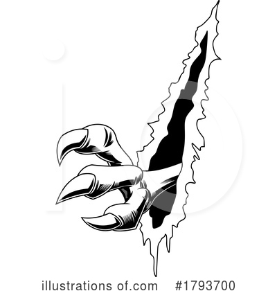 Royalty-Free (RF) Dinosaur Clipart Illustration by Hit Toon - Stock Sample #1793700