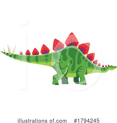 Stegosaur Clipart #1794245 by Vector Tradition SM