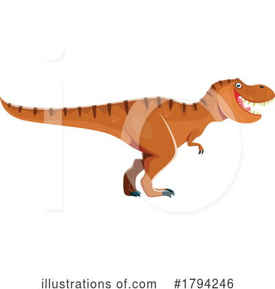 T Rex Clipart #1794246 by Vector Tradition SM