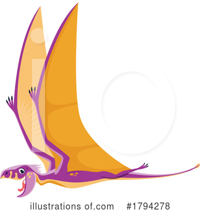Pterosaur Clipart #1794278 by Vector Tradition SM