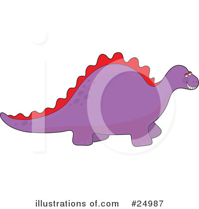 Dinosaur Clipart #24987 by Maria Bell