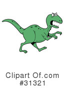 Dinosaur Clipart #31321 by LaffToon