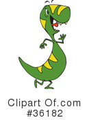 Dinosaur Clipart #36182 by Dennis Holmes Designs