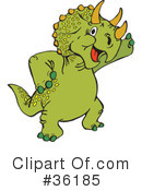 Dinosaur Clipart #36185 by Dennis Holmes Designs