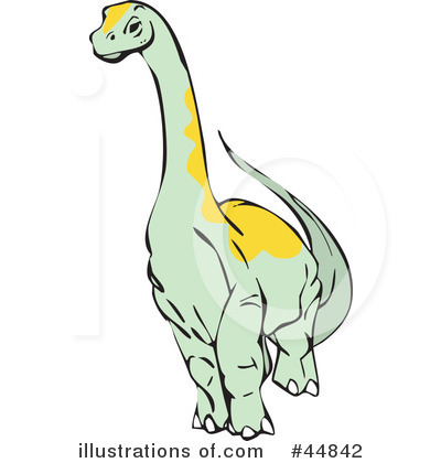 Royalty-Free (RF) Dinosaur Clipart Illustration by xunantunich - Stock Sample #44842